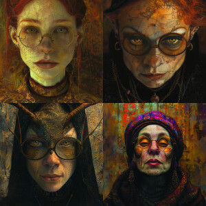 Zdzisław Beksiński, beautiful gothic woman, gauged ears, gothic...