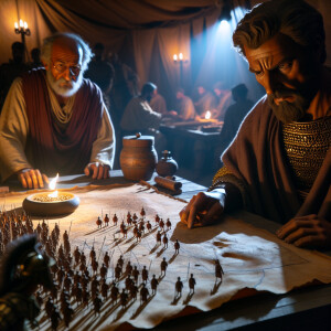Hannibal Barca strategizing
