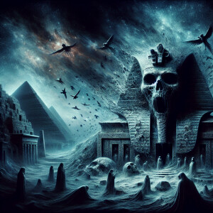 An ancient scream splits the sky,angels fly from the split
The P...