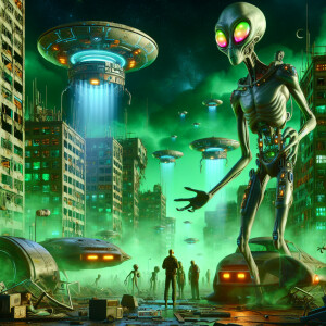 Aliens fascinated by humans, considering capturing and consuming...