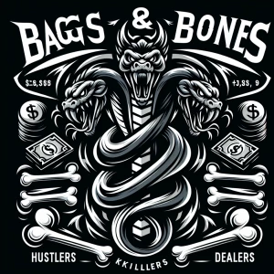 That sounds like an intense and dynamic logo concept! Here's how...