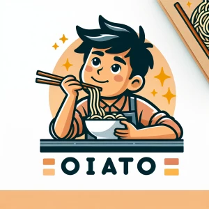 boy slurping noodles with chopsticks