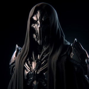 Darth Vader in  the style of Yautja's (Hunter Predator),ultra-de...