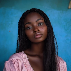 (iPhone 15 Pro Max photo:1.3), portrait of a 25yrs old african l...