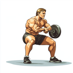 иллюстрация упражнений с гирей.
#### Упражнение 1: Гоблет-присе...