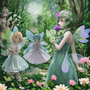 Flower knows and fairies