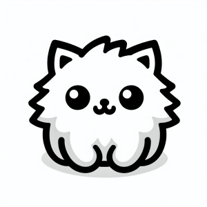 create a fluffy kitten