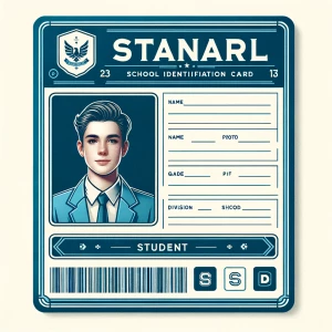 School id card fram