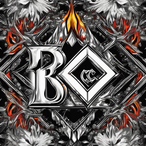 Design a logo for the fashion brand R2C2 incorporating icy diamo...