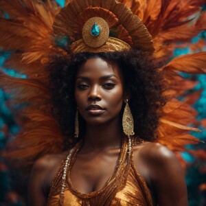 A immortal negro goddess