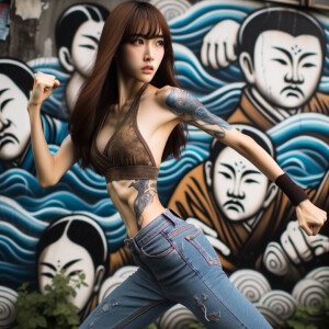 Very thin Athletic Thin skinny Attractive, Asian teenage girl, l...