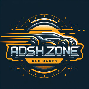 Make a logo for ADSH Zone futuristic, for a car company, for bus...