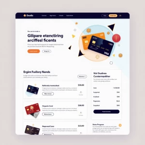 Design a webpage that is modern and catchy that customers can us...