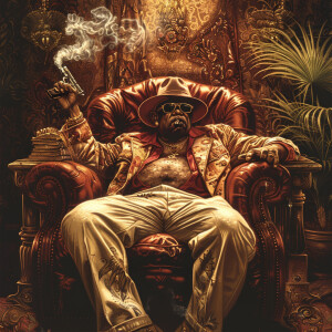 inspired by Scarface the world is mines, with a African American...