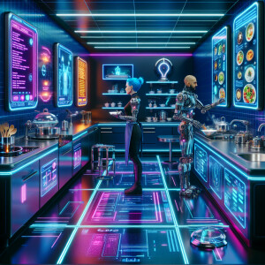 Cyberpunk kitchen