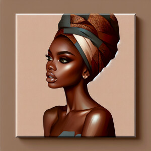 Create a mesmerizing piece of abstract art in shades of mild bro...