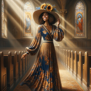 create a realistic airbrushed illustration of an African America...