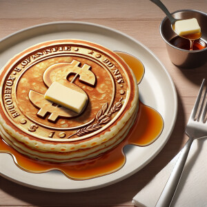 make a one dollar worth pancake