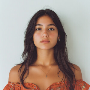 A youthful-looking 23-year-old Mexican-American woman with a Cal...