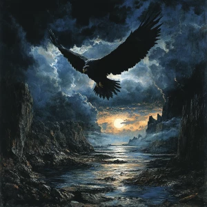 And out of the west there would come at times a great cloud in t...