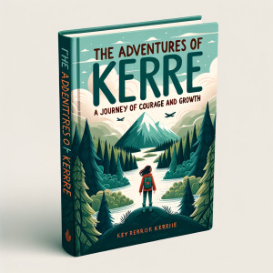 Book cover Title: The Adventures of Kerrie: A Journey of Courage...