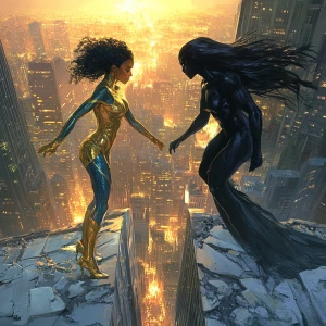 In a powerful tableau that captures the eternal struggle between...