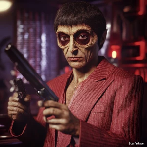 Generate an image of an extraterrestrial character styled after...