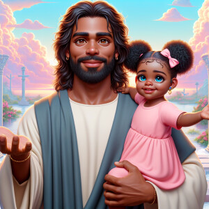 Create a 3D realistic artwork featuring the phrase 'Jesus Saves'...