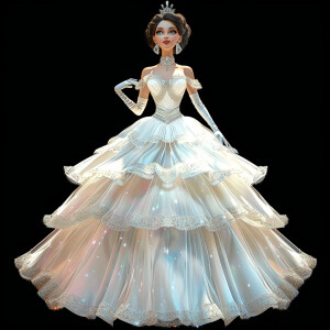 a full body ai 3d illustration of a woman wearing of a woman wea...