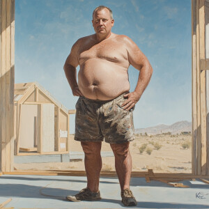 Curtis Kowe painting and drywall contractor Caucasian male begin...