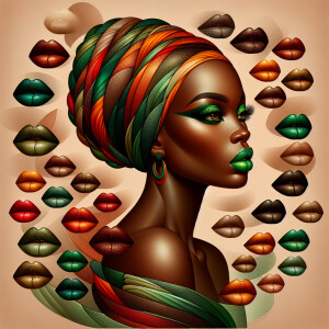 Create a mesmerizing piece of abstract art in shades of mild bro...