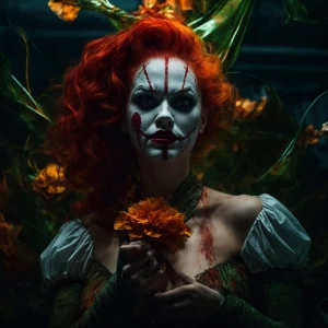 A midnight horror unfolds as 'pennywise as the joker as art the...