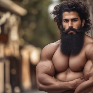 hombre se llama Julio y tiene un cuerpo peludo y musculoso ademá...