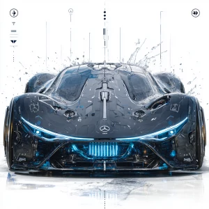 Here's a reimagined prompt for a futuristic car concept based on...
