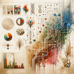 The golden ratio, Minimalist art Circuit, boards, circuitry, dia...