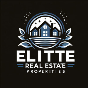 Create a real estate logo  using the name elite real estate prop...