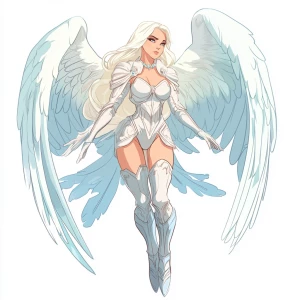 Valkyrie of Psychokinesis, Aurora Borealischaracter composition,...