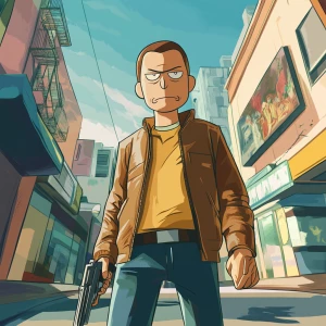 morty in gta style