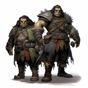 Describe Poncho and Lefty, a unique character in Dungeons and Dr...