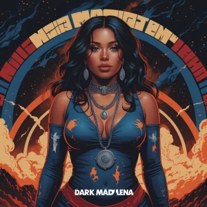 Rap album cover for Maria Magdalena dark matter