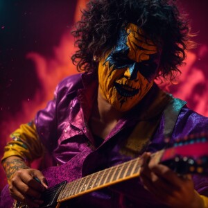 Design an 8K UHD 3D animation featuring Leatherface styled as a...