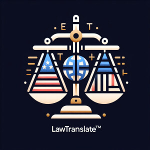 Generate a logo on the below. Must say LAW TRANSLATE

For the lo...