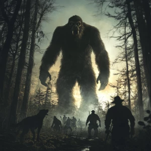 1868 Franklin County Mississippi had a group of hunters with dog...