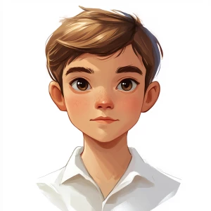 Create a character in the style of GTA artwork depicting a young...