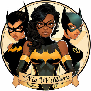 Create a trio of superheroines consisting of Asha Williams (28 y...