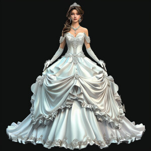 a full body ai 3d illustration of a woman wearing of a woman wea...
