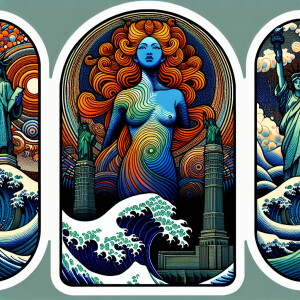 A beautiful ginger haired female. Full body image. She’s standin...