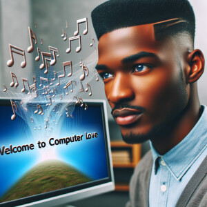 Picture a Handsome African American male. He has a low cut cease...