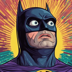 MEME PEPE in GTA art style — batman — in the style of a Grand Th...