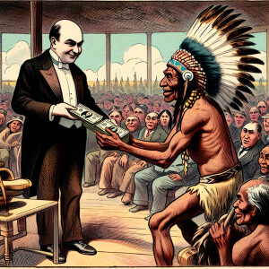 generate a black propaganda funny editorial cartoon about a gove...